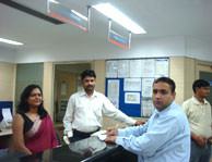 Pooja Vikram Singh, Hariom Agrihari & Manish Tandon, BM, HDFC